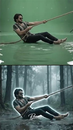 How Green Screen Turns Into Movie Scenes | VFX Breakdown (AI Generated)