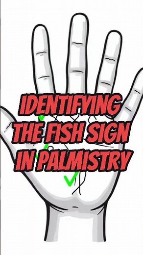 🐟 The fish sign in palmistry and its significant meanings #palmanalysis #astrology #spirituality