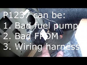 Ford P1237 Error Code Diagnostic and Fuel Pump Repair