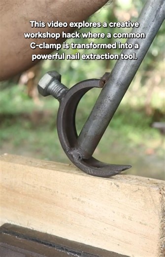 Genius DIY Tool Hack: The Ultimate Heavy-Duty Nail Puller