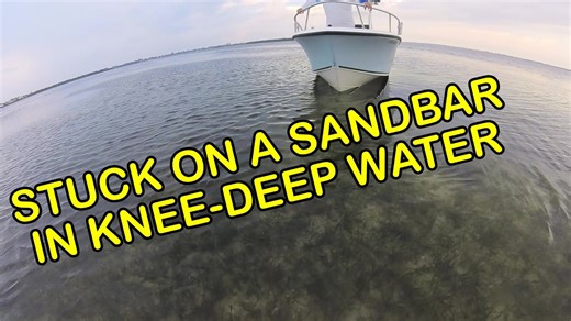 Boat Rescue Adventure: 21ft Mako Stuck on Whale Key Sandbar