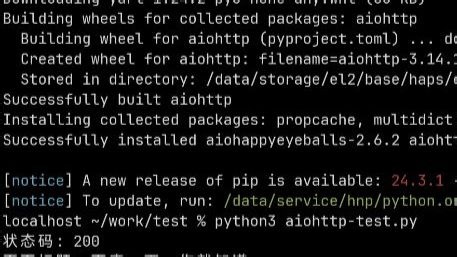 以防你不知道如何在鸿蒙PC上安装python native扩展包
