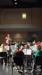 CHS had a special guest conductor for this evening’s band concert!🎅🏼 | Carrollton City Schools