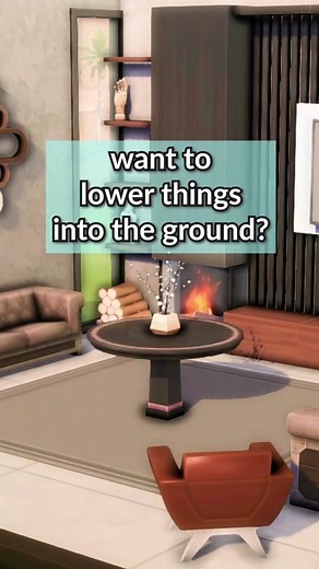 Sims 4 Tutorial: Lowering Objects into Ground Without Mods
