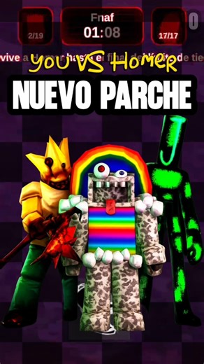 EL NUEVO PARCHE DE YOU VS HOMER 👀🔥(ROBLOX) #shorts #roblox #tuvshomero
