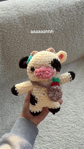 The Cutest Little Cow Amigurumi