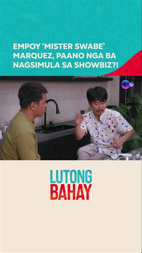 EMPOY ‘MISTER SWABE’ MARQUEZ, PAANO NGA BA NAGSIMULA SA SHOWBIZ?! Ang komedyanteng si Empoy Marquez, hindi raw inakala na mapapasok siya sa showbiz! Paano nga ba nakilala ang nag-iisang Empoy Marquez? Panoorin sa #LutongBahay