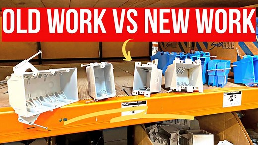 Electrical outlet boxes explained – old work vs new work