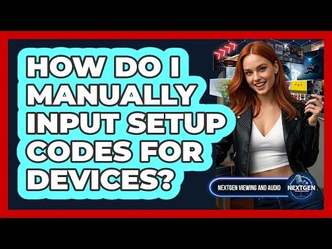 How Do I Manually Input Setup Codes For Devices?