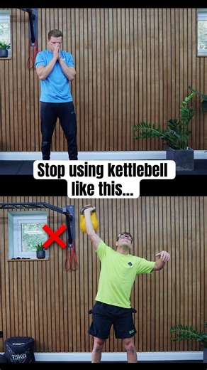 Stop using kettlebell like this and avoid hurting yourself…