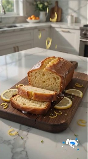 Easy way to make lemon loaf cake 🍋 🍰