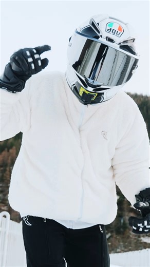 RAVEN Moto on Instagram: "“heavens in ashes” 🖤 - eli. 👉 Full official music video on YT ❄️ Featured product: AURORA Armored Fleece"