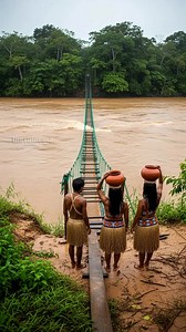 3.1M views · 19K reactions | Monkey Builds A Bridge For Human To Cross! #animals #monkey #rescue | Vu Bros | Facebook