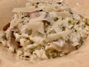 Laskagombás olasz rizottó