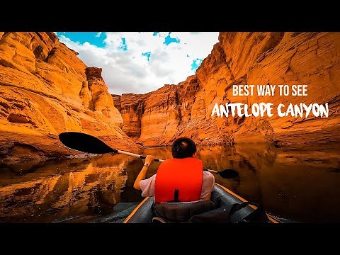 Kayaking Into Antelope Canyon At Lake Powell🚣 - WATCH THIS Before Visiting | DETAILED LOCATION INFO