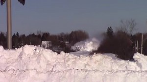Look at this incredible video of a CN train as it plows through the snow near Salisbury, N.B. earlier this week. (Video courtesy of ViralHog) | The Vancouver Sun