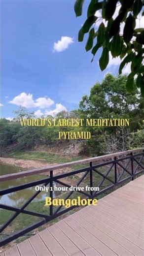 A Hidden Peaceful Escape Near Bangalore 🌿✨ | Pyramid Valley Reel
