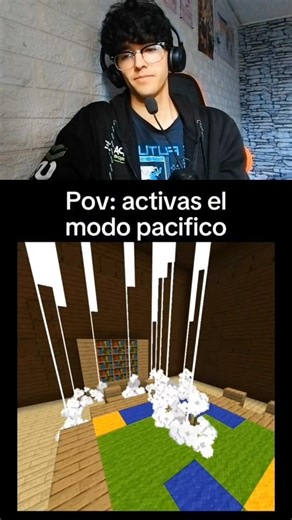 POV: YOU ACTIVATE PEACEFUL MODE | MINECRAFT