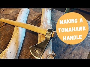 Making a tomahawk handle!