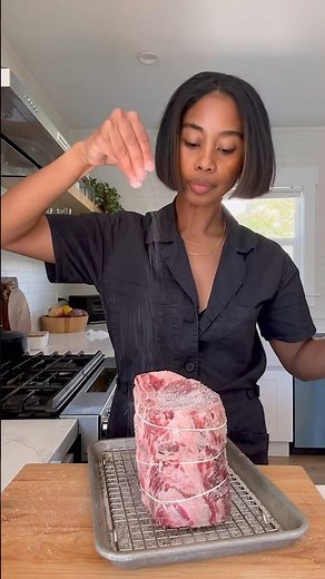 How to cook a small prime rib roast #roast #beef #shortsfeed