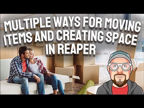 Multiple Ways for Moving Items and Creating Space in REAPER