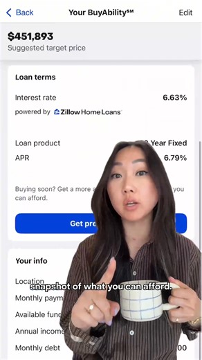 180 reactions | Checking your BuyAbility℠ on Zillow is the first step toward buying a . It’s a free snapshot that shows what you can afford. | Zillow | Facebook