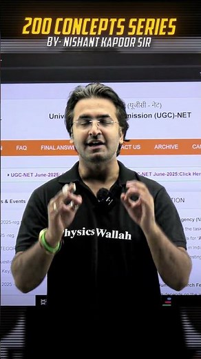 UGC NET Paper 1 | 200 Concepts Series by Nishant Sir #ugcnet2025 #pwugcnet #paper1