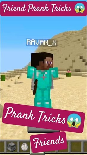 Minecraft Prank| # tricks #minecraft #shorts