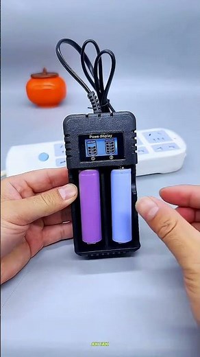 New 18,650 Battery Charger - LCD Display + Smart Protection #shorts #18650batterycharger #charger