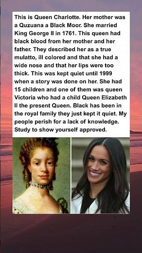 The Hidden Truth About Queen Charlotte’s Ancestry #shortvideo