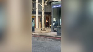 Moment armed moped riders raid Rolex store in broad daylight