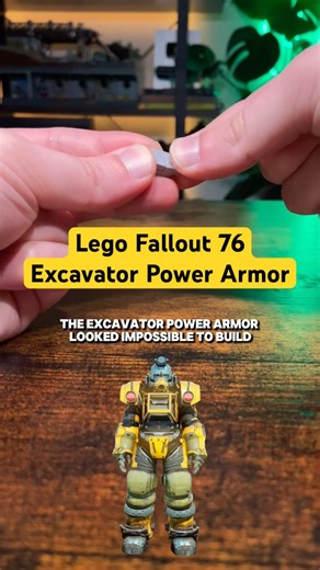 A PERFECT Lego Fallout 76 Excavator Power Armor #lego #fallout #fallout76