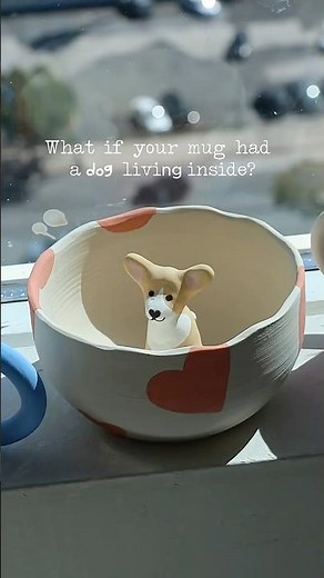 I Made Mugs with Tiny Animals Inside 🐾 Pottery Workshop Prep