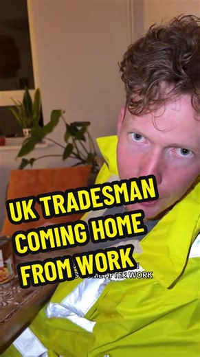 UK Tradesman Enjoys Tin Soup After Work