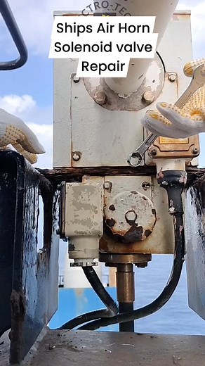 18K views · 331 reactions | Ships Air Horn Solenoid valve Repair | Electro-Technical Officer | Facebook