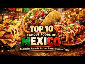 Top 10 Famous Foods of Mexico That Define Authentic Mexican Street & Cuisine Episode 132 ✈️🌏🌮