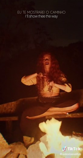 Magical bonfire storytelling with Come Little Children song by the fire