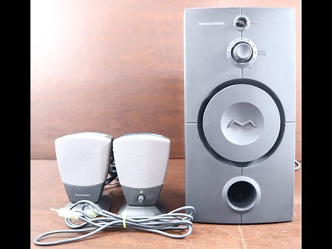 Harmon / Kardon HK395 PC Speaker System w/ Subwoofer & 2 Speakers