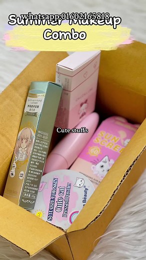 Cute Summer Makeup Combo Fb page : Cute Stuffs | Whatsapp Number : 01602165818 #cutestuffs #fypviral #Viralpost #viralbd #fypシ゚viral #cutestuffs #reels #tiktok #Cutestuff #Reels #cutemakeupcombo