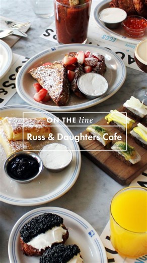 Founded on the Lower East Side in 1914 by Polish immigrant Joel Russ, Russ & Daughters is a true NYC landmark known for the highest appetizing foods: smoked fish, caviar, bagels, bialys, babka and other traditional goods. The home of bagels & lox since 1914, Russ & Daughters has been continuously owned and operated by four generations of the Russ family. Russ & Daughters Cafe opened in 2014, on the 100th anniversary of Russ & Daughters. Russ & Daughters Cafe takes the appetizing classics from th