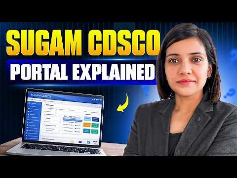 SUGAM Portal Explained | CDSCO Clinical Trial Application Process in India Step by Step
