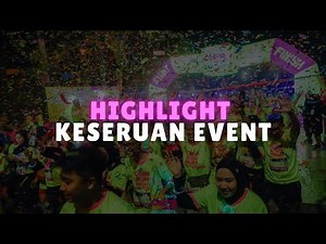 Highlight Keseruan dari Bank Raya Color Run Night Festival 2024 Jakarta #colorunnightfestival2024