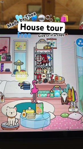 Free house tour🫶🏽🪩⭐️#thea #tocaaesthetichousetour #aesthetic