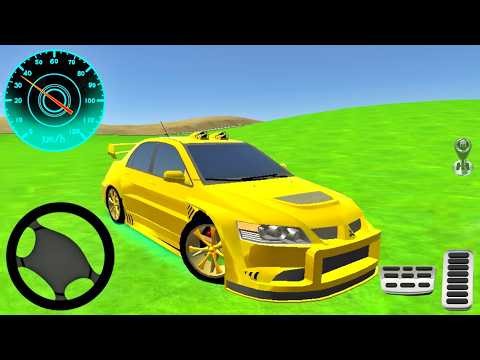 Lancer Evo 9 Simulator - Best Car Parking Games - Car Games 3d - Real Car Parking - Android Gameplay