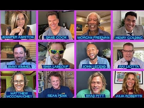 FAST TIMES AT RIDGEMONT HIGH CELEB TABLE READ (JEN ANISTON, BRAD PITT, SHIA LEBEOUF, MORGAN FREEMAN)