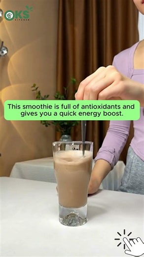 3-Ingredient Chocolate Smoothie for Quick Energy