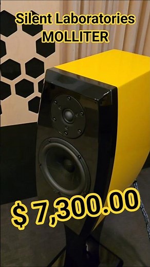High-End HiFi BOOKSHELF SPEAKERS Silent Laboratories MOLLITER SPEAKER