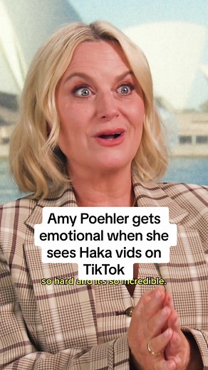 Amy Poehler Gets Emotional Watching Haka Vids on TikTok
