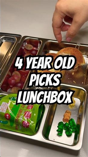 What my four year old picked, micromanaged, and ate #kidslunchbox #kidslunchboxideas