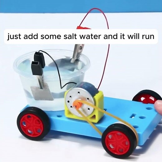 DIY Salt Water Power Experiments ⚡ | Car, Lamp & Windmill That Run on Salt and Water! #science #diy